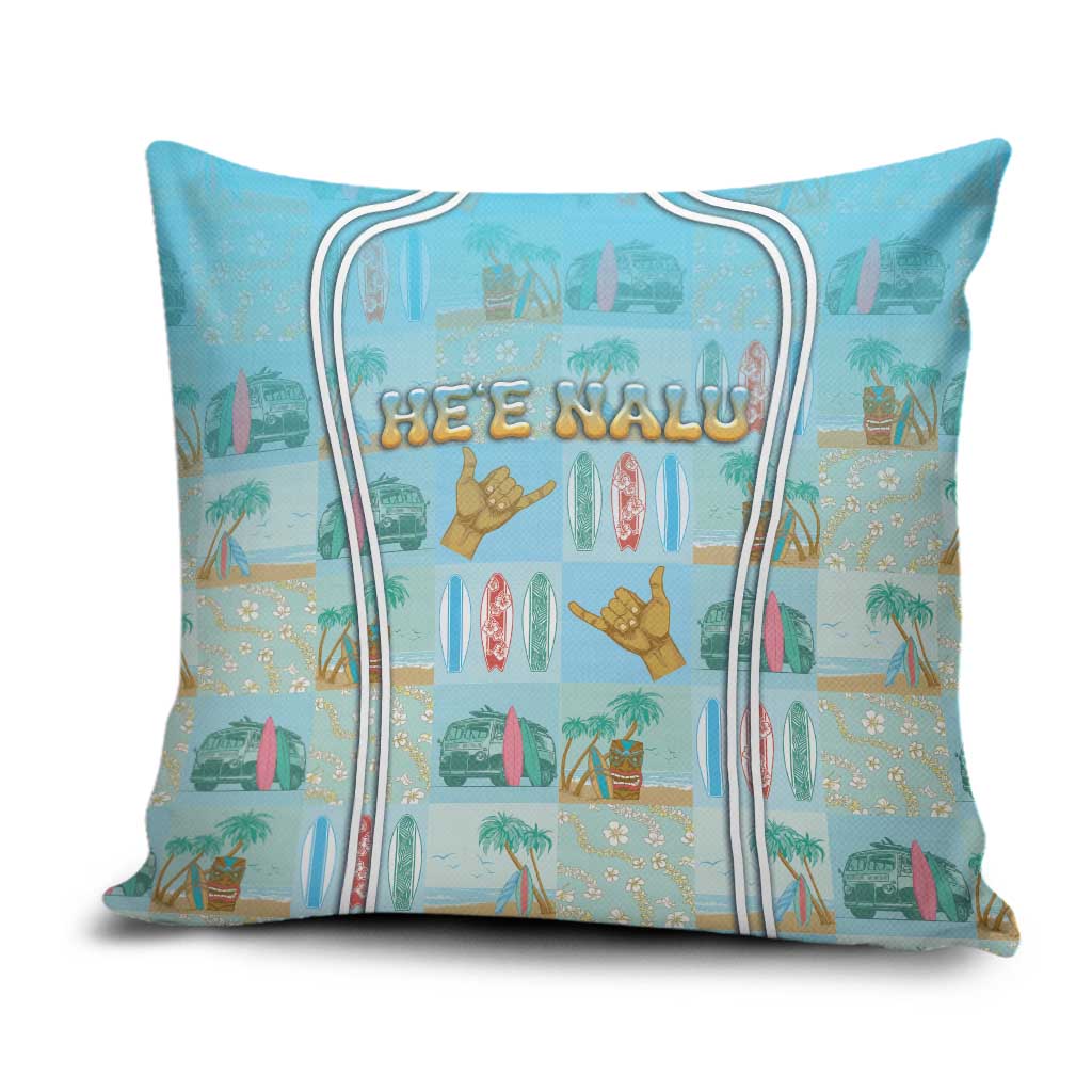 Hawaii Surfing Pillow Cover He'e Nalu
