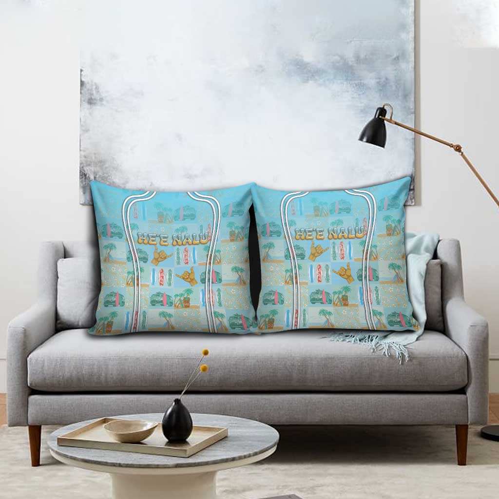 Hawaii Surfing Pillow Cover He'e Nalu