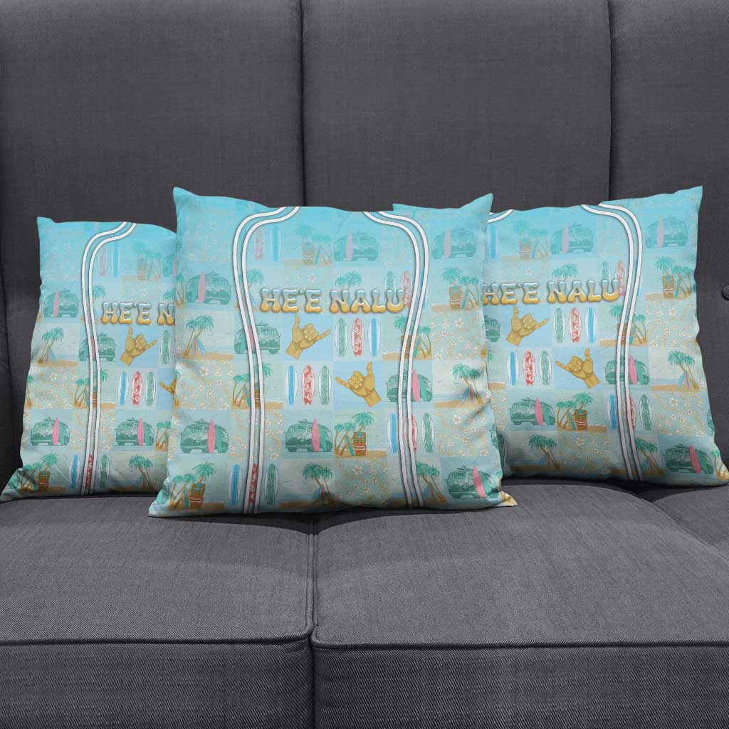 Hawaii Surfing Pillow Cover He'e Nalu