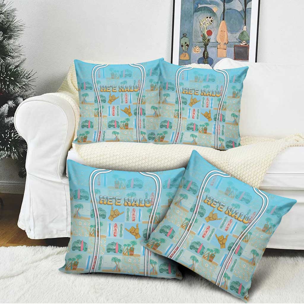 Hawaii Surfing Pillow Cover He'e Nalu