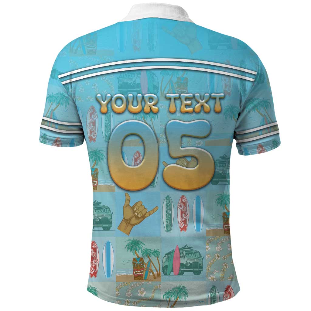 Custom Hawaii Surfing Polo Shirt He'e Nalu DT05 - Polynesian Pride