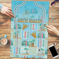Hawaii Surfing Puzzle He'e Nalu DT05 Blue - Polynesian Pride