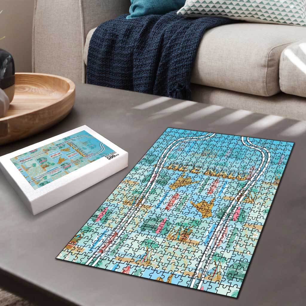 Hawaii Surfing Puzzle He'e Nalu DT05 - Polynesian Pride