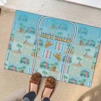 Hawaii Surfing Rubber Doormat He'e Nalu DT05 - Polynesian Pride