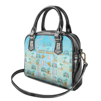 Hawaii Surfing Shoulder Handbag He'e Nalu DT05 - Polynesian Pride