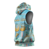 Custom Hawaii Surfing Sleeveless Hoodie He'e Nalu DT05 - Polynesian Pride