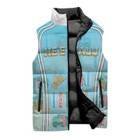 Custom Hawaii Surfing Sleeveless Puffer Jacket He'e Nalu DT05 - Polynesian Pride