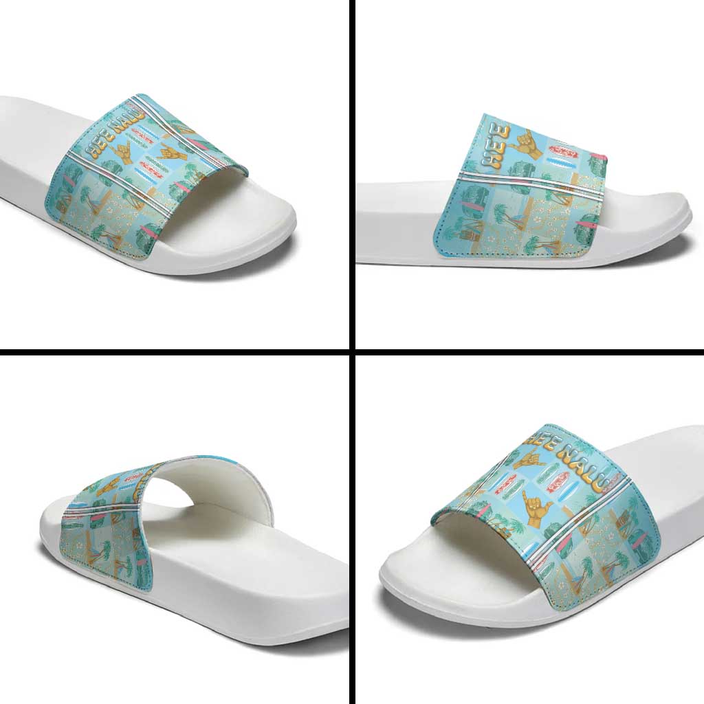 Hawaii Surfing Slide Sandals He'e Nalu