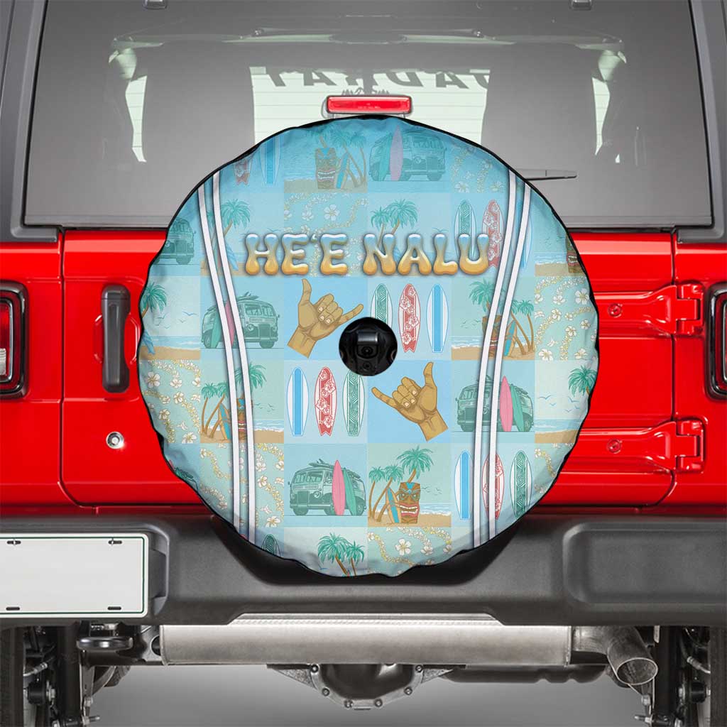 Hawaii Surfing Spare Tire Cover He'e Nalu DT05 - Polynesian Pride