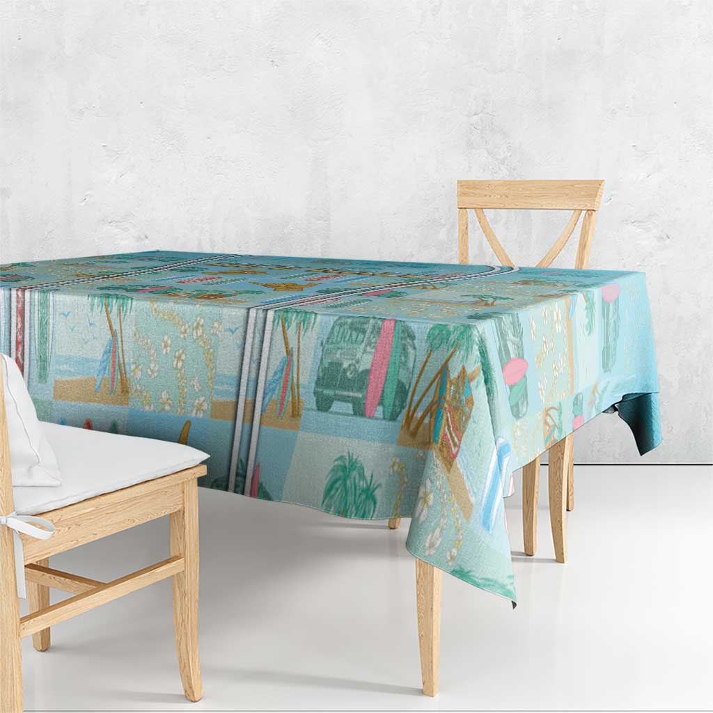 Hawaii Surfing Tablecloth He'e Nalu DT05 - Polynesian Pride