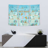 Hawaii Surfing Tapestry He'e Nalu DT05 - Polynesian Pride