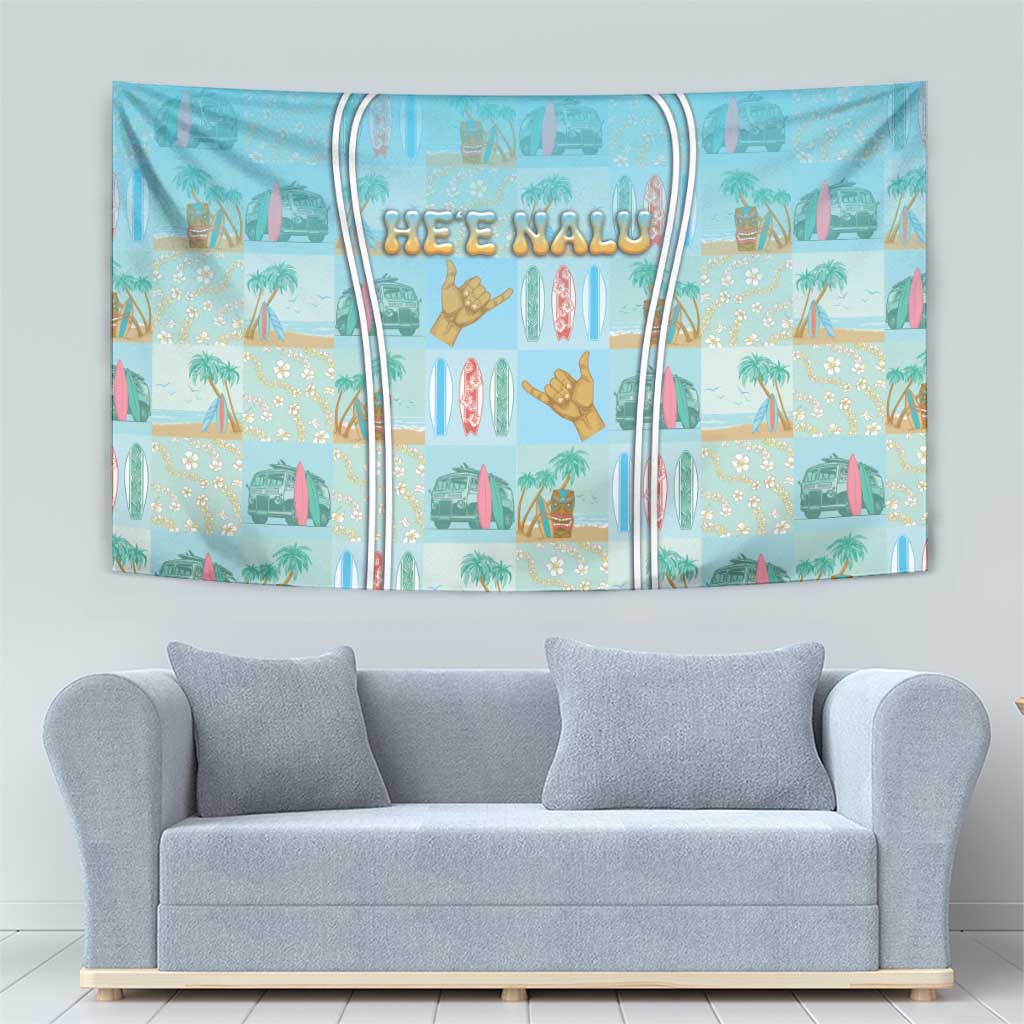 Hawaii Surfing Tapestry He'e Nalu DT05 - Polynesian Pride