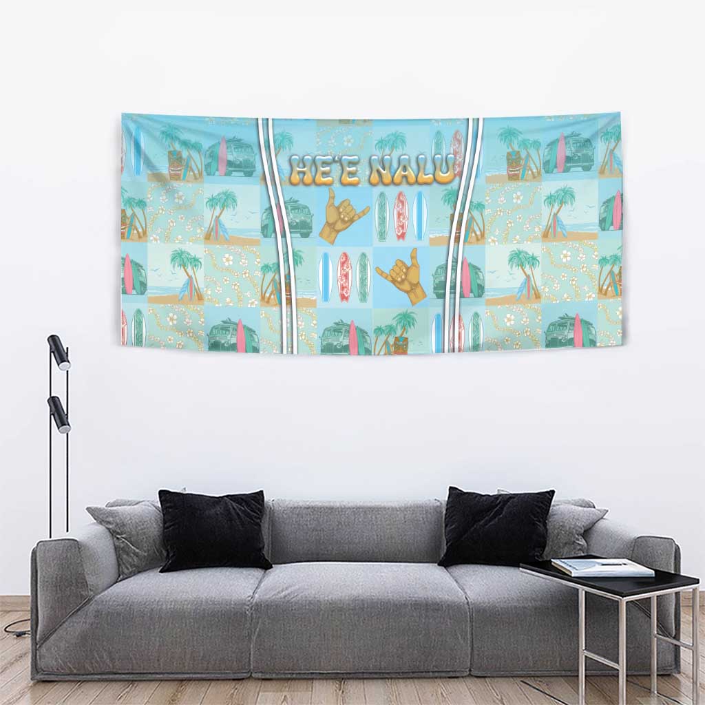 Hawaii Surfing Tapestry He'e Nalu DT05 - Polynesian Pride