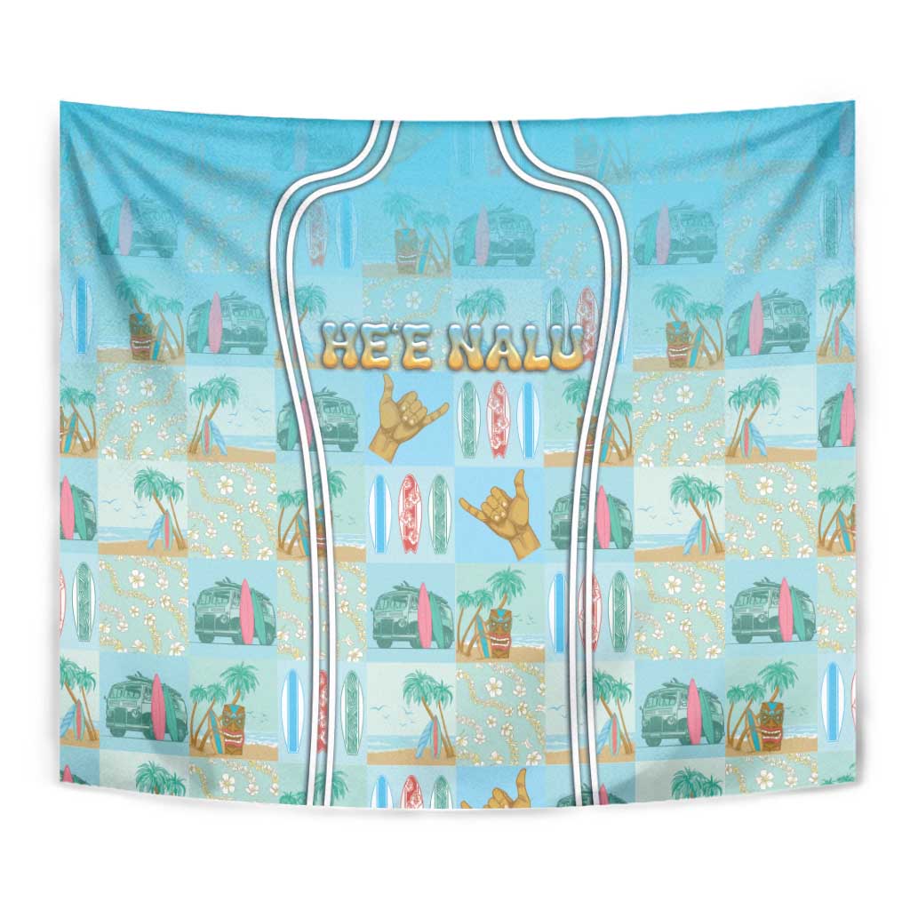 Hawaii Surfing Tapestry He'e Nalu DT05 - Polynesian Pride