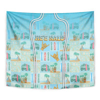 Hawaii Surfing Tapestry He'e Nalu DT05 - Polynesian Pride
