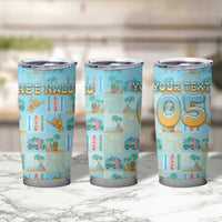 Custom Hawaii Surfing Tumbler Cup He'e Nalu DT05 - Polynesian Pride