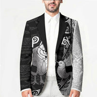 Personalised New Zealand Father's Day Blazer Papa Kiwi Bird Tribal Pattern DT05 - Polynesian Pride