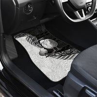 Personalised New Zealand Father's Day Car Mats Papa Kiwi Bird Tribal Pattern DT05 - Polynesian Pride