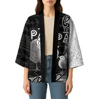 Personalised New Zealand Father's Day Kimono Papa Kiwi Bird Tribal Pattern DT05 - Polynesian Pride