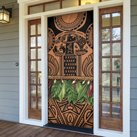 Polynesia Maui Tattoo Inspired Door Cover Tropical Leaf Skirt Costume