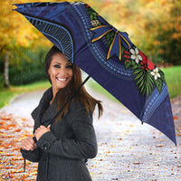 Samoa Manuia Le Kerisimasi Umbrella Jesus Hands Bethlehem Star Hibiscus DT05 - Polynesian Pride