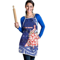 Northern Mariana Islands Christmas Apron Seashell Xmas Tree Tribal Waves DT05 - Polynesian Pride
