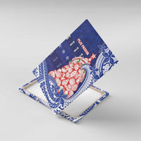 Northern Mariana Islands Christmas Canvas Wall Art Seashell Xmas Tree Tribal Waves - Polynesian Pride