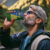 Solomon Islands Christmas 4 in 1 Can Cooler Tumbler Seashell Xmas Tree Tribal Waves - Polynesian Pride