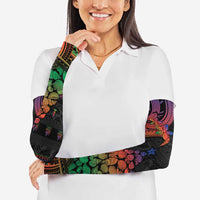 New Caledonia Christmas Arm Sleeves Seashell Xmas Tree Tribal Waves DT05 - Polynesian Pride
