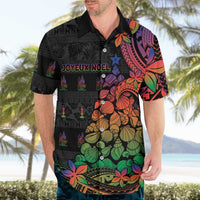 New Caledonia Christmas Hawaiian Shirt Seashell Xmas Tree Tribal Waves DT05 - Polynesian Pride