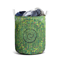 Polynesia Mother Nature Laundry Basket Glowing Heart Spiral Tropical Vine Floral DT05 - Polynesian Pride
