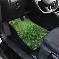 Polynesia Mother Nature Car Mats Glowing Heart Spiral Tropical Vine Floral DT05 - Polynesian Pride