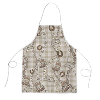 Hawaii Palaka Cowboy Apron Shell Maile Lei With Western Patterns DT05 Beige - Polynesian Pride