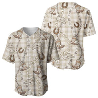 Hawaii Palaka Cowboy Baseball Jersey Shell Maile Lei With Western Patterns DT05 - Polynesian Pride