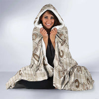Hawaii Palaka Cowboy Hooded Blanket Shell Maile Lei With Western Patterns DT05 - Polynesian Pride