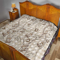 Hawaii Palaka Cowboy Quilt Shell Maile Lei With Western Patterns - Polynesian Pride