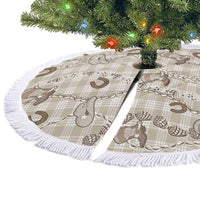 Hawaii Palaka Cowboy Tree Skirt Shell Maile Lei With Western Patterns DT05 - Polynesian Pride