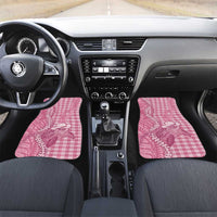 Pink Hawaii Palaka Cowboy Turtle Car Mats Hawaiian Paniolo Puakenikeni Maile Lei - Polynesian Pride
