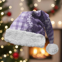 Purple Hawaii Palaka Cowboy Turtle Christmas Santa Hat Hawaiian Paniolo Puakenikeni Maile Lei - Polynesian Pride