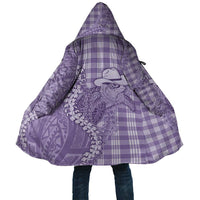 Purple Hawaii Palaka Cowboy Turtle Cloak Hawaiian Paniolo Puakenikeni Maile Lei - Polynesian Pride