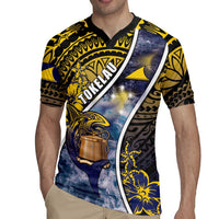 Personalised Tokelau Rugby Jersey National Badge Waves Style