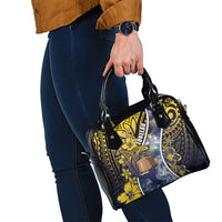 Tokelau Shoulder Handbag National Badge Waves Style