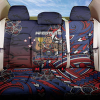 Samoa Wrestling Back Car Seat Cover Polynesian Warrior Funny Style - Polynesian Pride