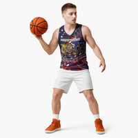 Personalised Samoa Wrestling Basketball Jersey Polynesian Warrior Funny Style DT05 - Polynesian Pride