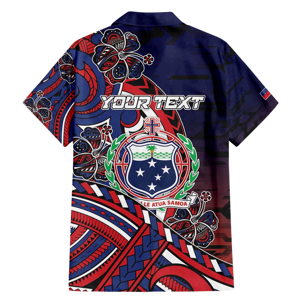 Personalised Samoa Wrestling Family Matching Off Shoulder Short Dress and Hawaiian Shirt Polynesian Warrior Funny Style - Polynesian Pride