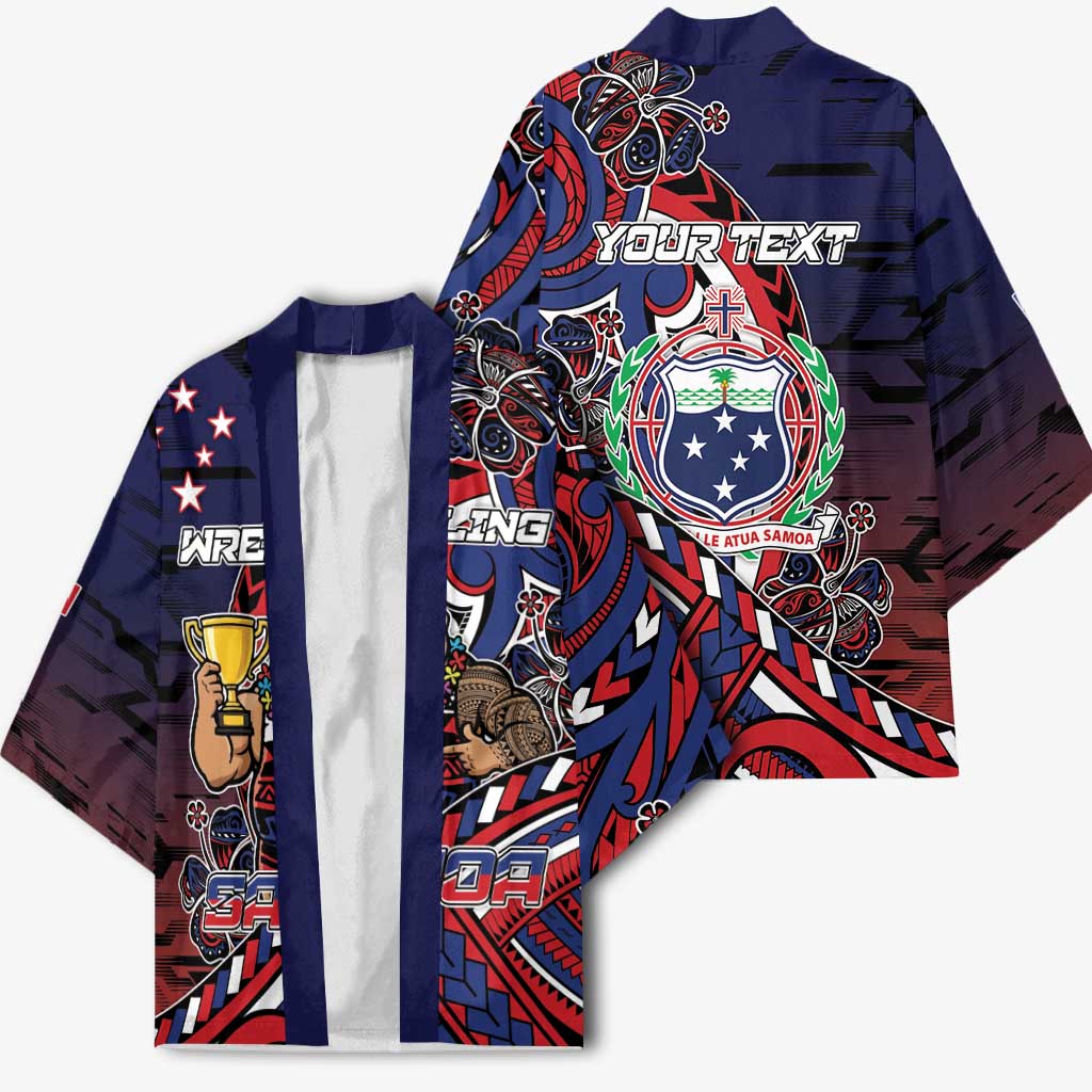 Personalised Samoa Wrestling Kimono Polynesian Warrior Funny Style DT05 - Polynesian Pride