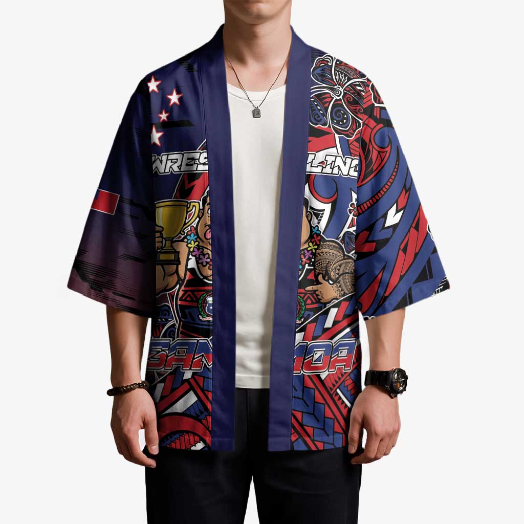 Personalised Samoa Wrestling Kimono Polynesian Warrior Funny Style DT05 - Polynesian Pride