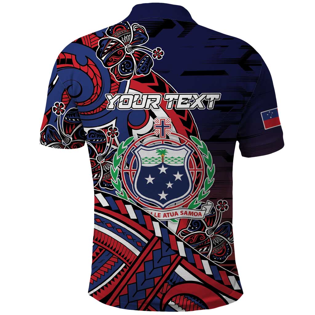 Personalised Samoa Wrestling Polo Shirt Polynesian Warrior Funny Style DT05 - Polynesian Pride