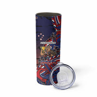 Personalised Samoa Wrestling Skinny Tumbler Polynesian Warrior Funny Style DT05 - Polynesian Pride