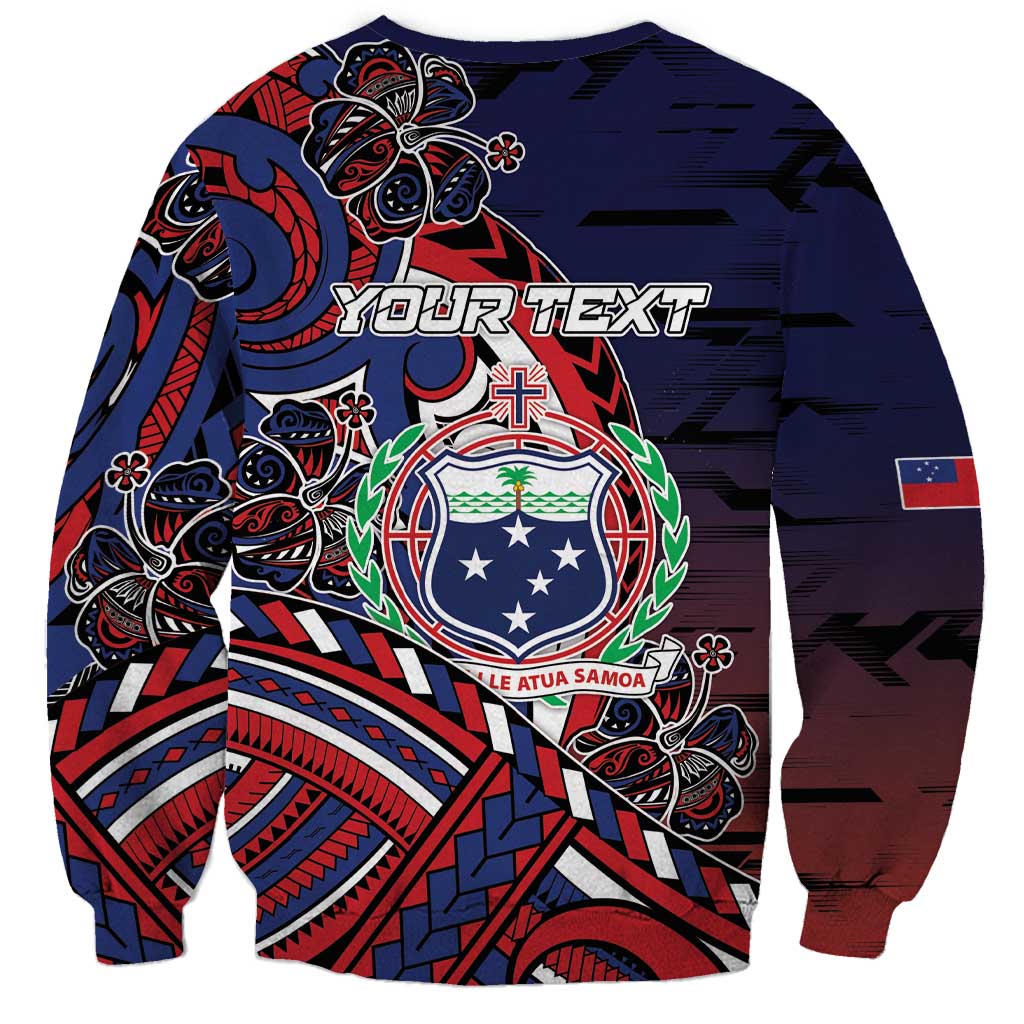 Personalised Samoa Wrestling Sweatshirt Polynesian Warrior Funny Style DT05 - Polynesian Pride